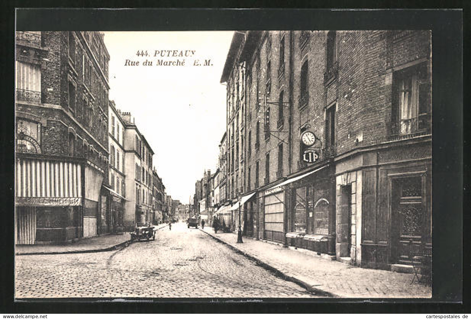 CPA Puteaux, Rue Du Marché  - Puteaux