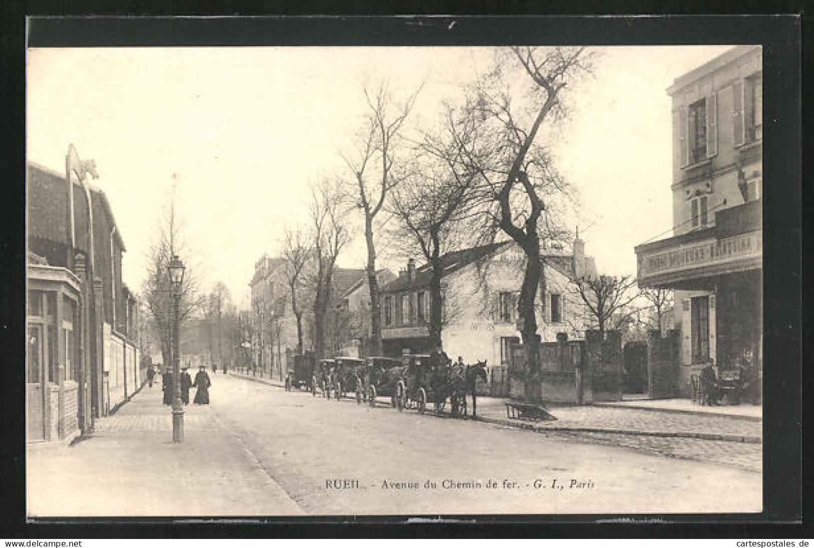 CPA Rueil, Avenue Du Chemnin De Fer  - Autres & Non Classés