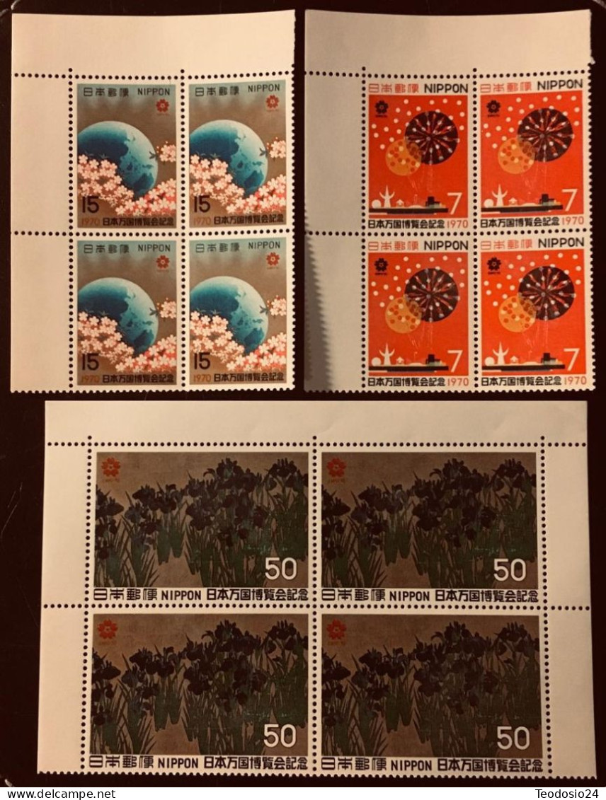 Japon 1970 Yt 972/974 ** Bl4 - Nuevos