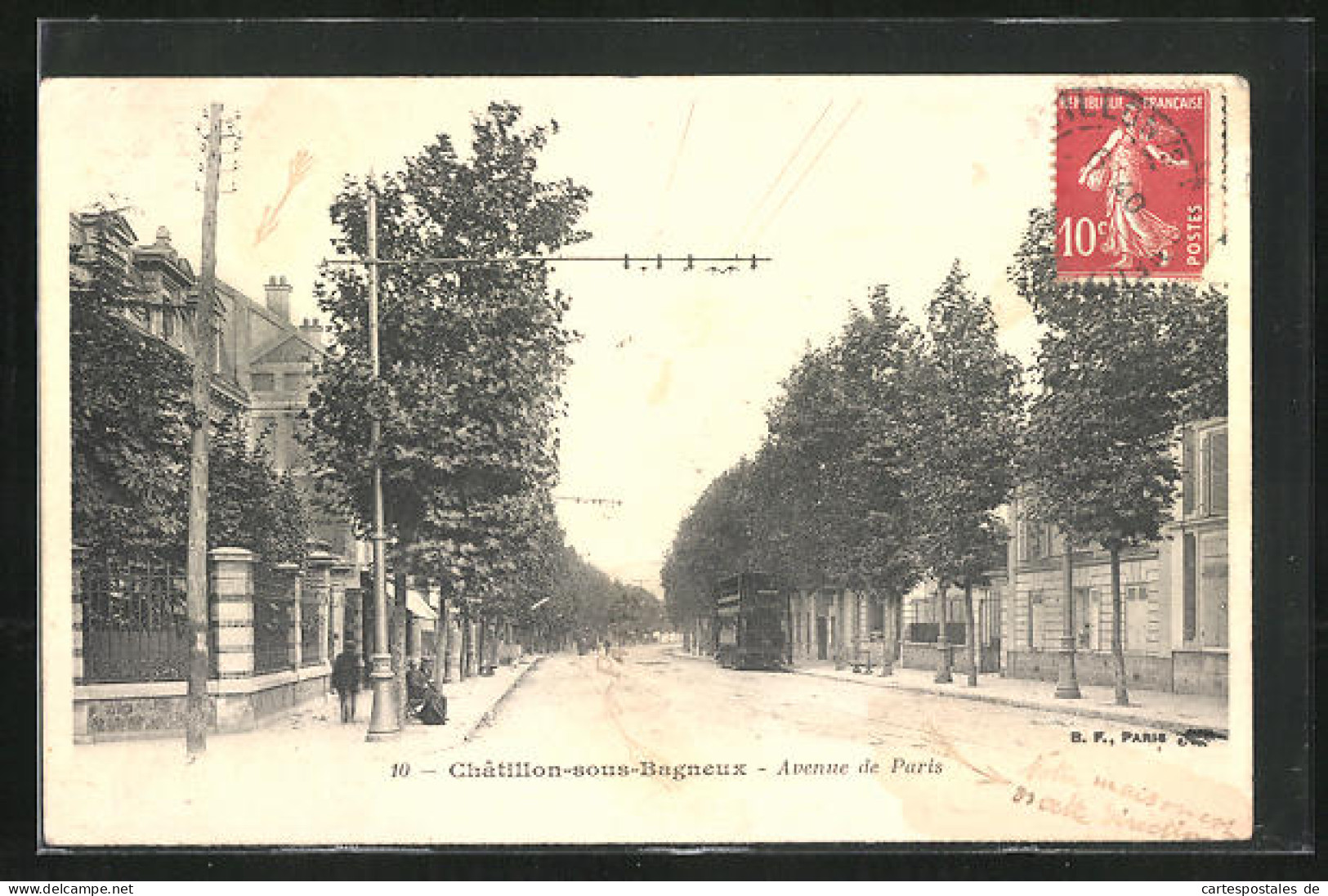 CPA Châtillon-sous-Bagneux, Avenue De Paris  - Châtillon