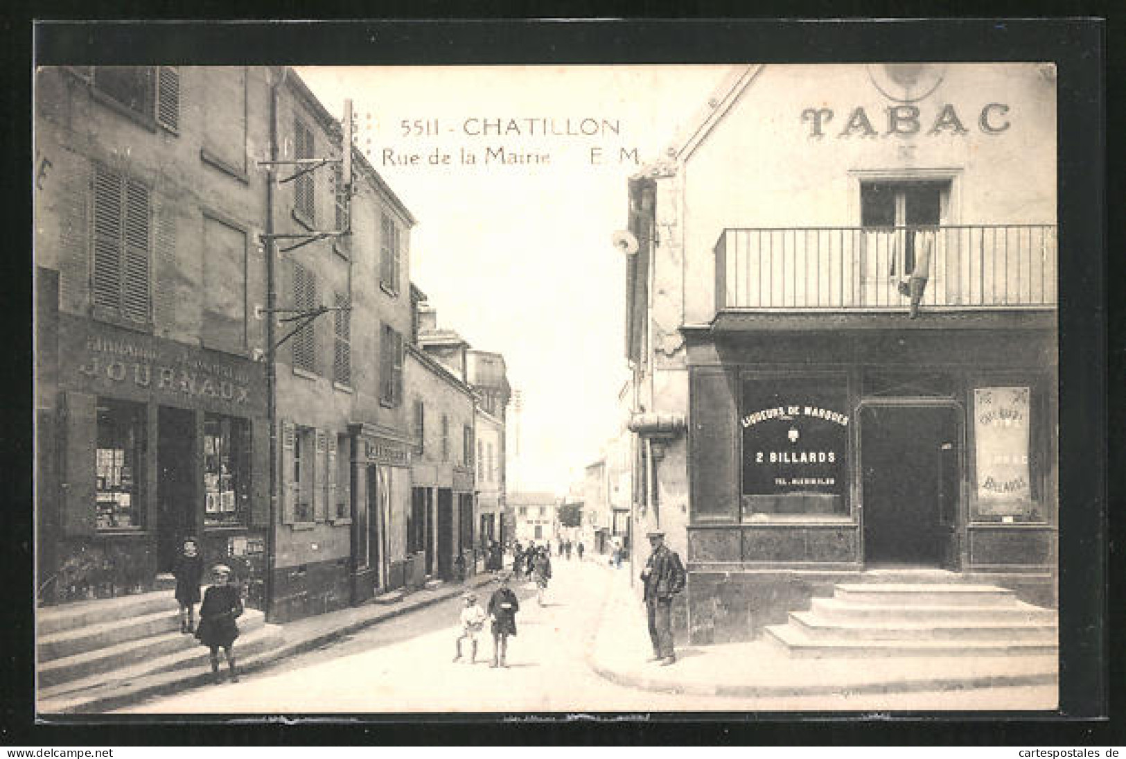 CPA Chatillon, Rue De La Mairie  - Otros & Sin Clasificación