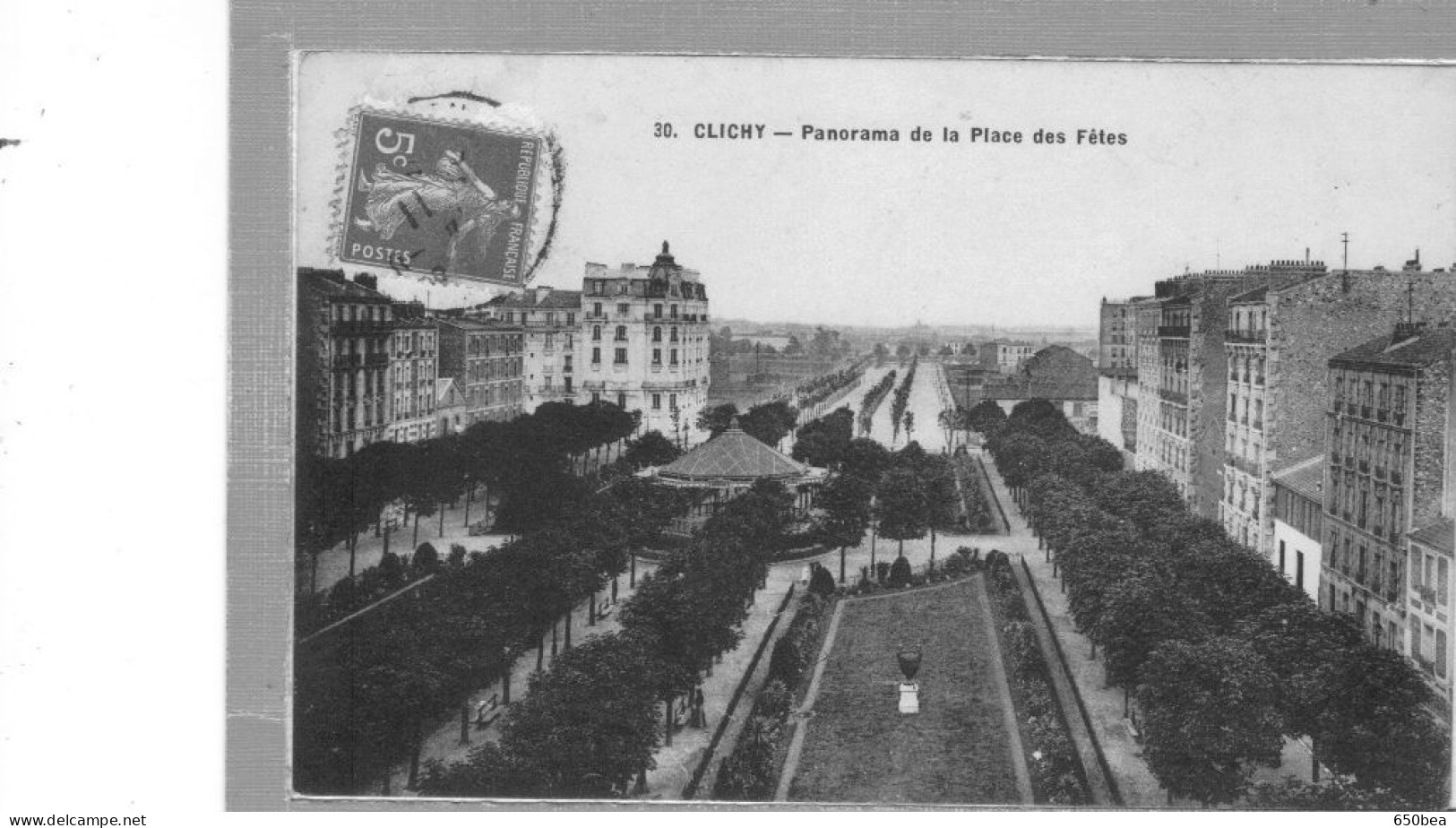 Clichy.Panorama De La Place Des Fêtes - Clichy