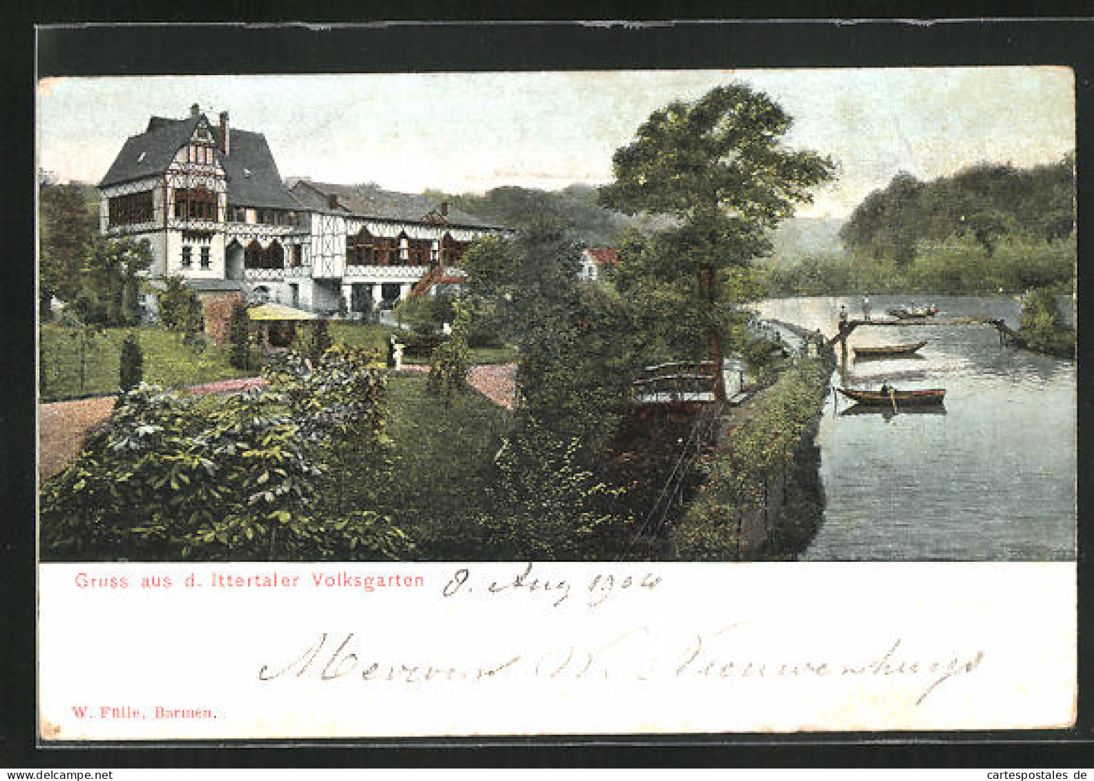 AK Solingen / Wald, Gasthaus Im Ittertaler Volksgarten  - Solingen