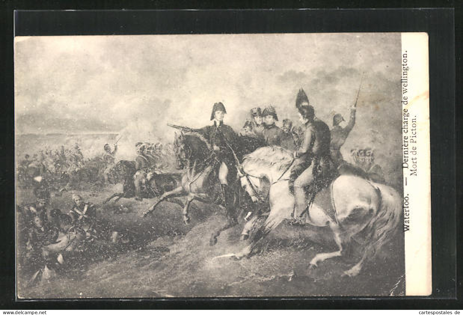 AK Waterloo, Derniere Charge De Wellington, Mort De Picton  - Guerres - Autres