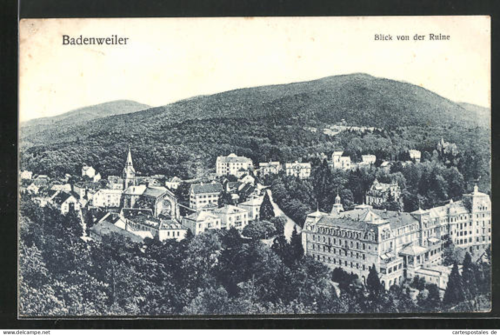 AK Badenweiler, Ausblick Von Der Ruine  - Badenweiler