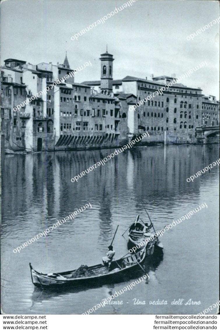 Br219 Cartolina Firenze Citta' Una Veduta Dell'arno Toscana - Firenze