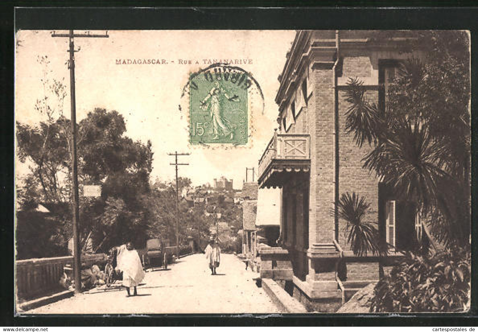 CPA Tananarive, La Rue  - Madagaskar