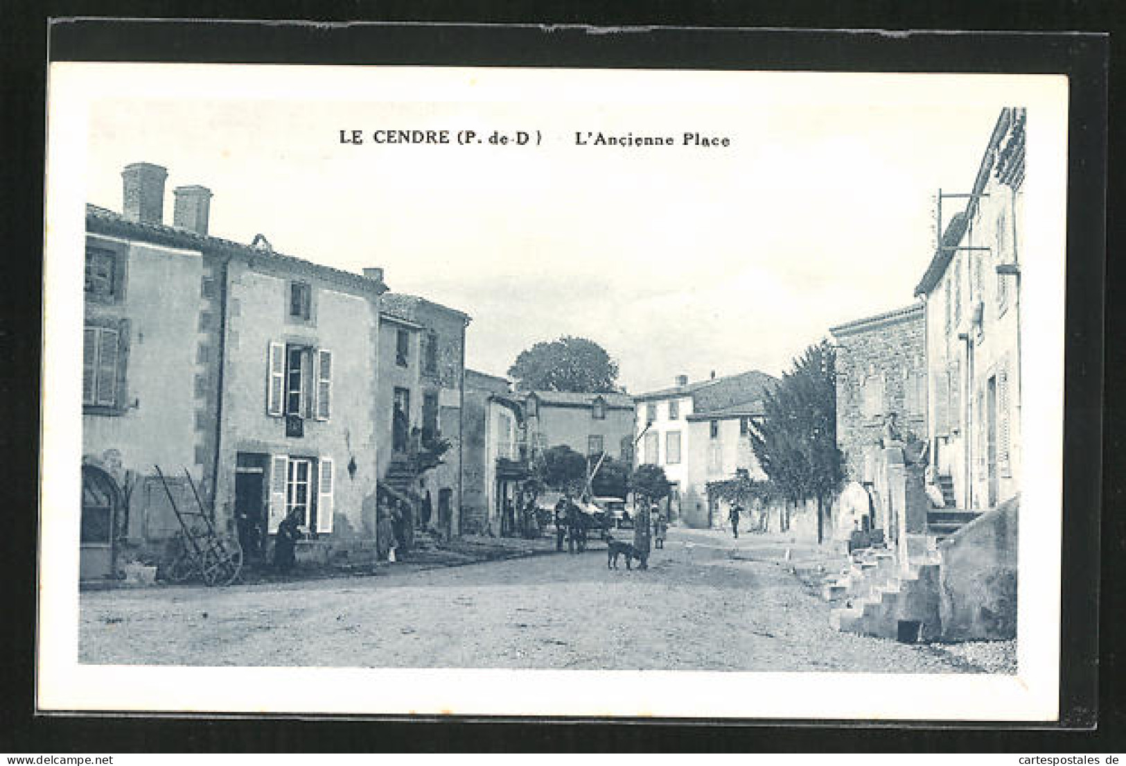 CPA Le Cendre, L`Ancienne Place  - Other & Unclassified