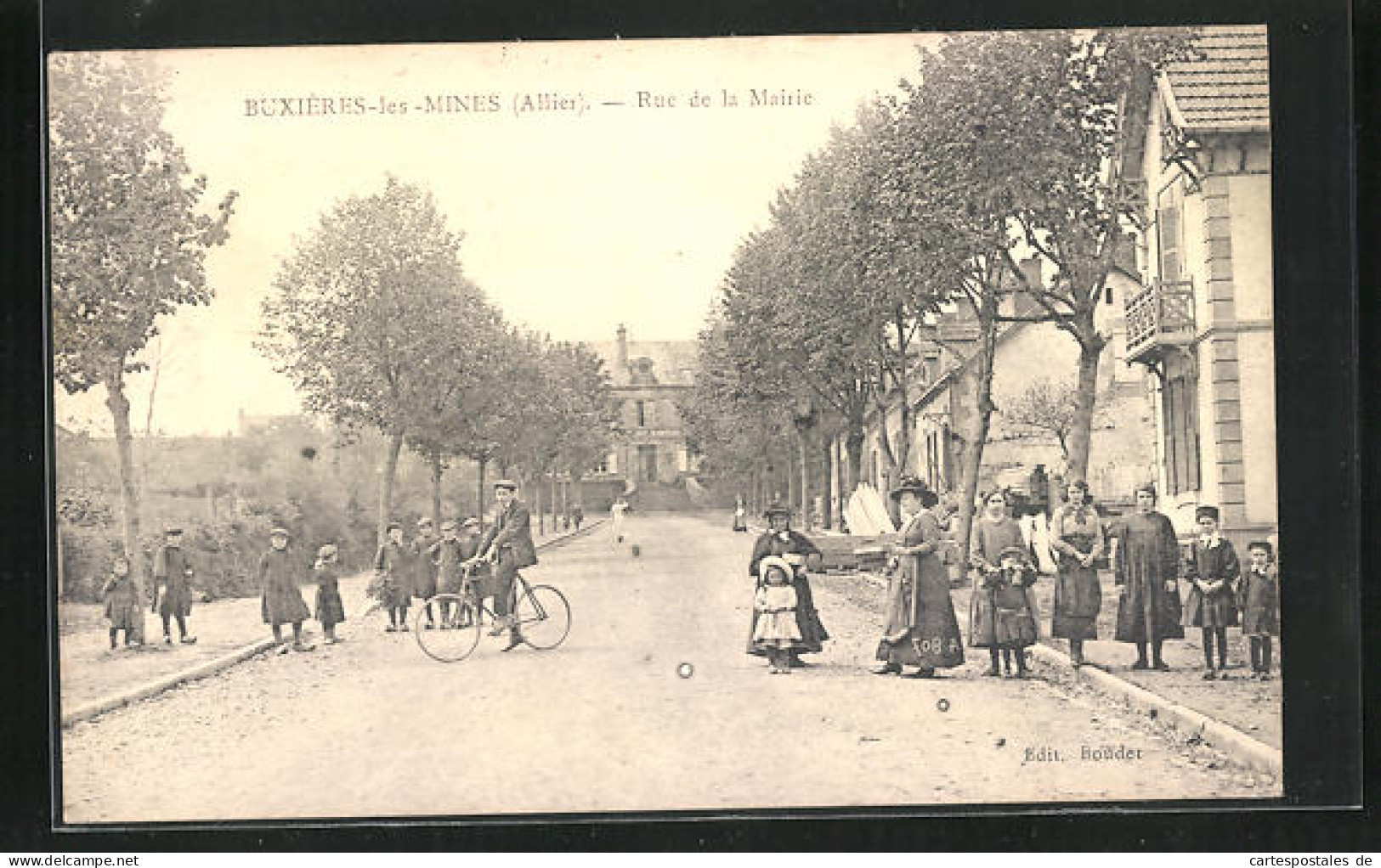 CPA Buxières-les-Mines, Rue De La Mairie  - Sonstige & Ohne Zuordnung