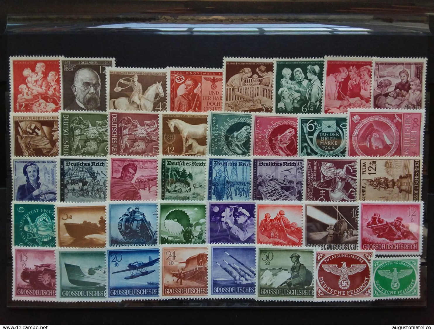 GERMANIA III REICH - 40 Valori Nuovi ** + Spese Postali - Unused Stamps