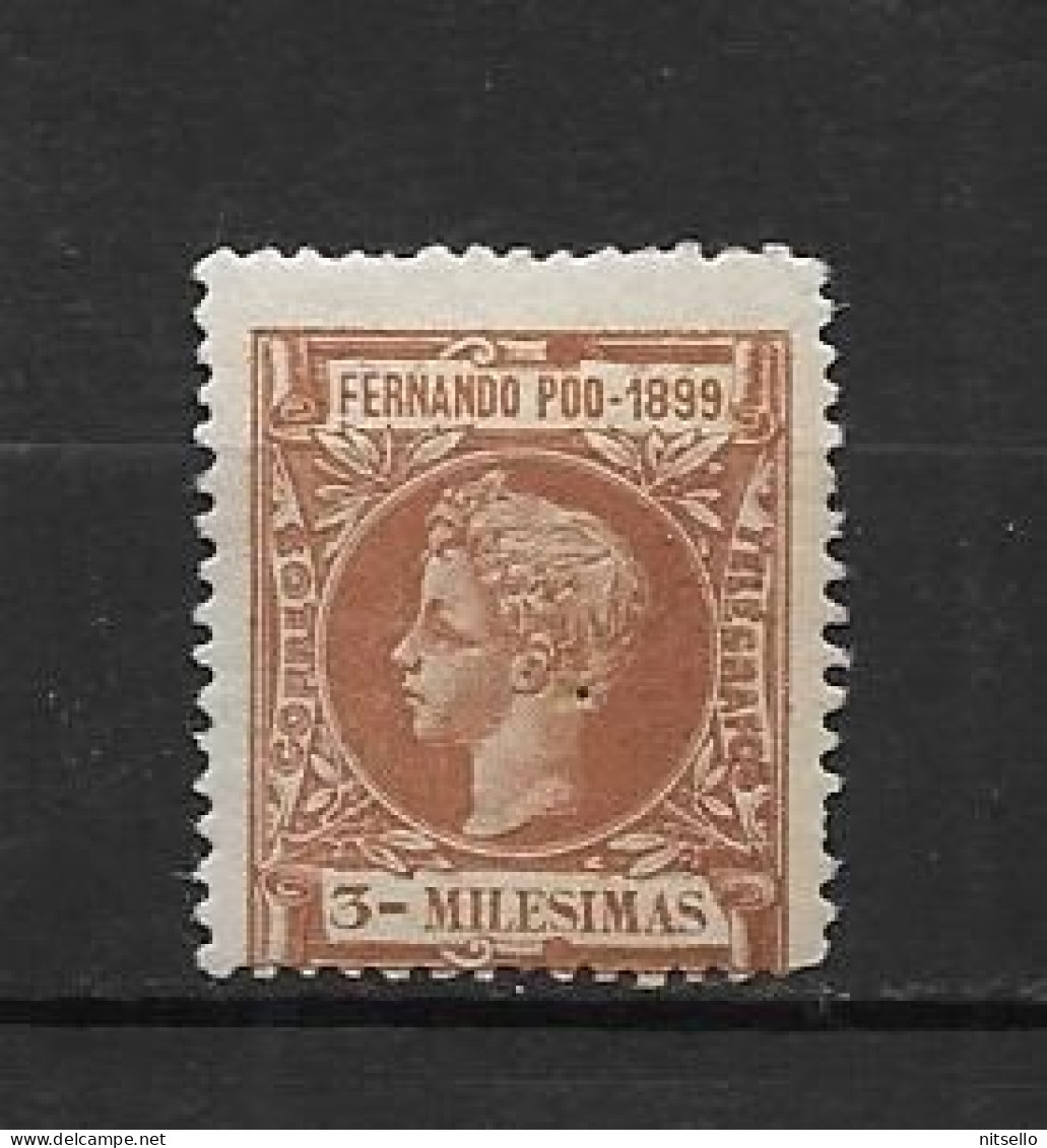 LOTE 2175  ///  FERNANDO POO 1899   EDIFIL Nº: 54 *MH/NSG  ¡¡¡  OFERTA - LIQUIDATION - JE LIQUIDE !!! - Fernando Po