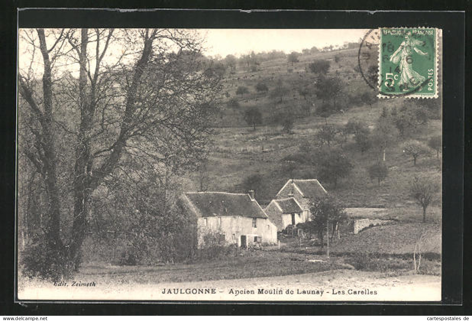 CPA Jaulgonne, Ancien Moulin De Launay, Les Carelles  - Autres & Non Classés