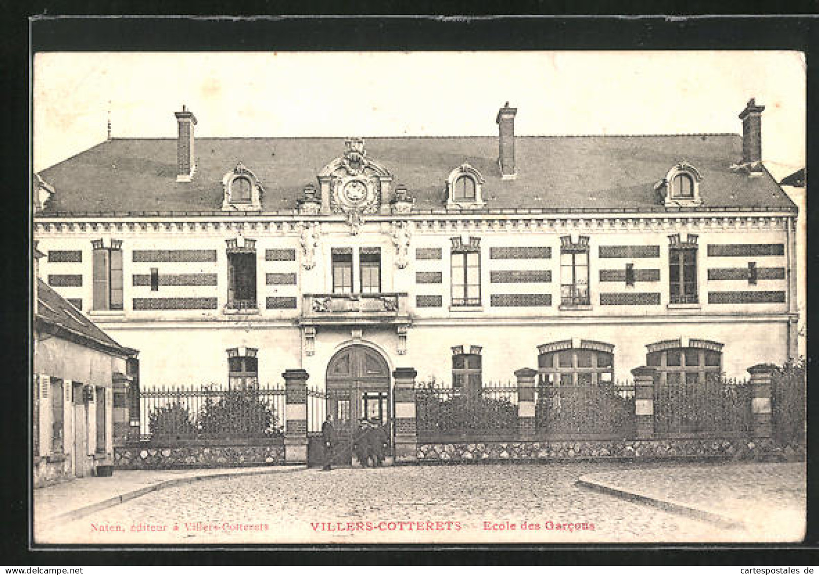 CPA Villers-Cotterets, Ecole Des Garcons  - Villers Cotterets