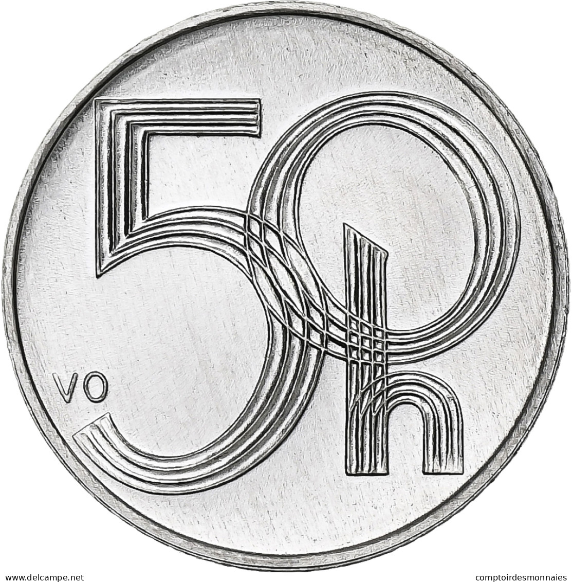 République Tchèque, 50 Haleru, 2002, Aluminium, SUP, KM:3.1 - Tchéquie