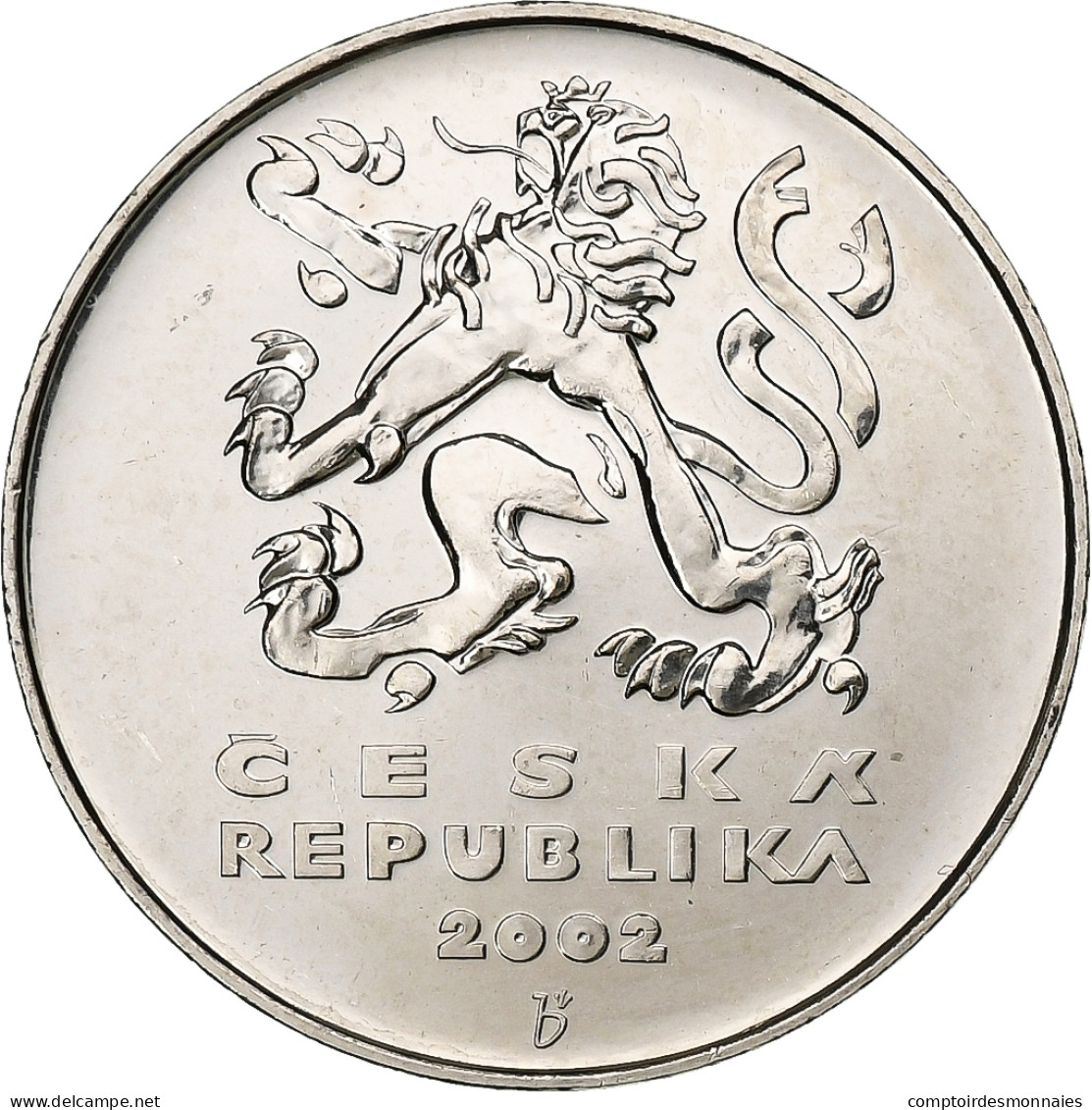 République Tchèque, 5 Korun, 2002, Acier Plaqué Nickel, SUP, KM:8 - Tchéquie