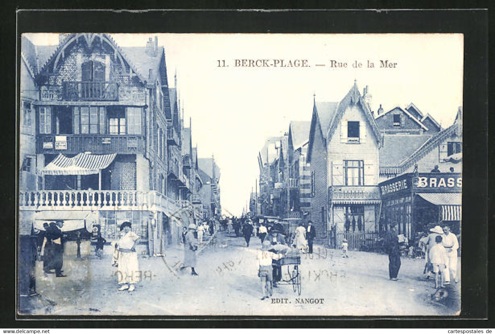 CPA Berck-Plage, Rue De La Mer  - Berck