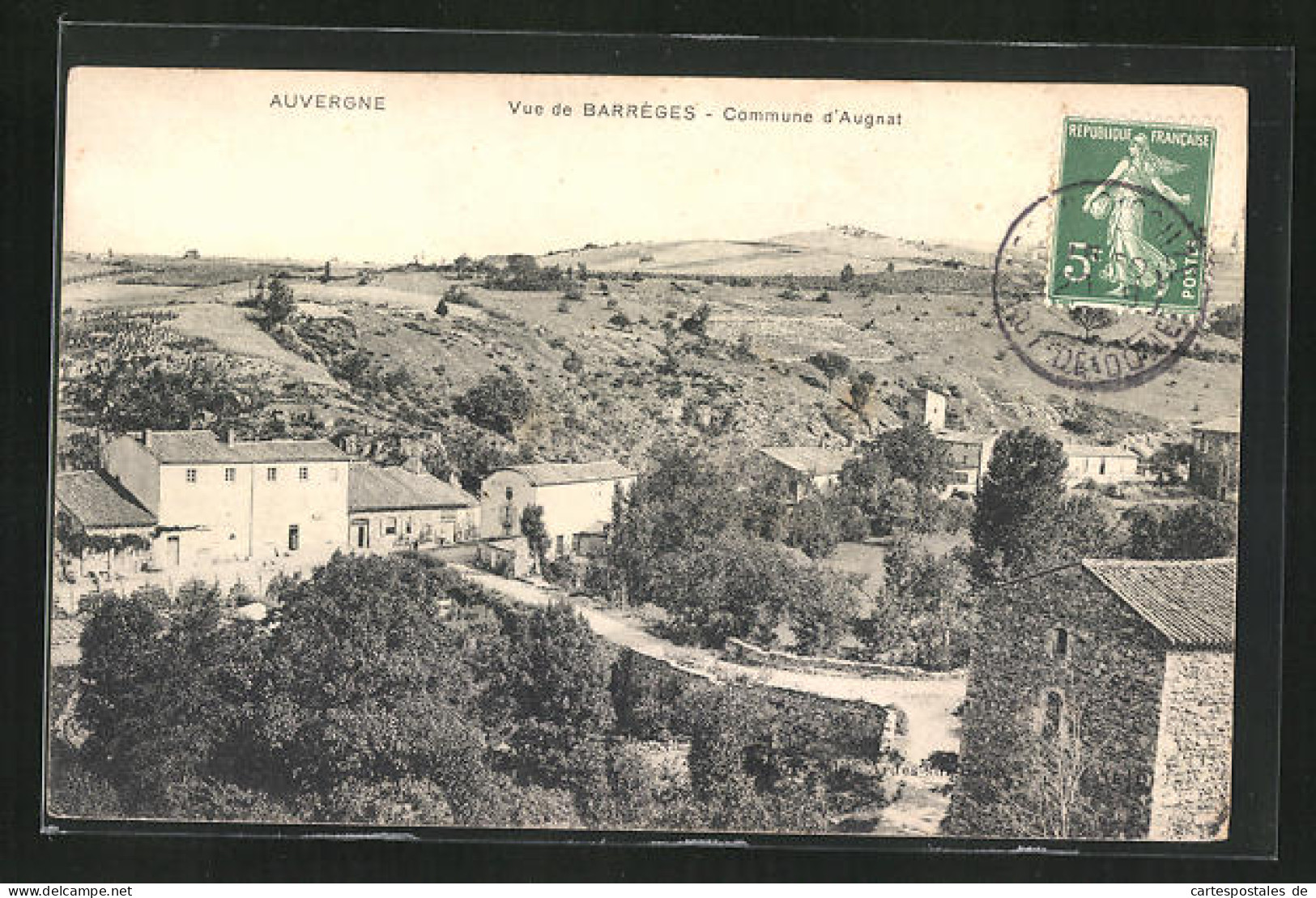 CPA Barrèges, Vue Générale Aérienne  - Other & Unclassified