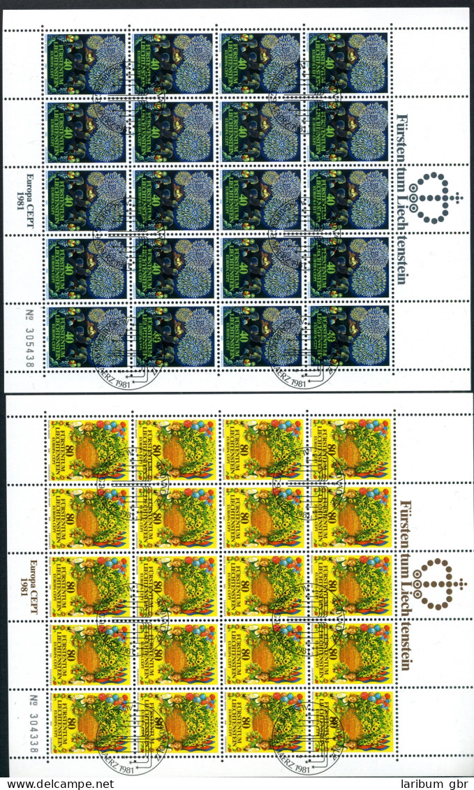 Liechtenstein Kleinbögen 764-765 Ersttagssonderstempel #JE972 - Other & Unclassified