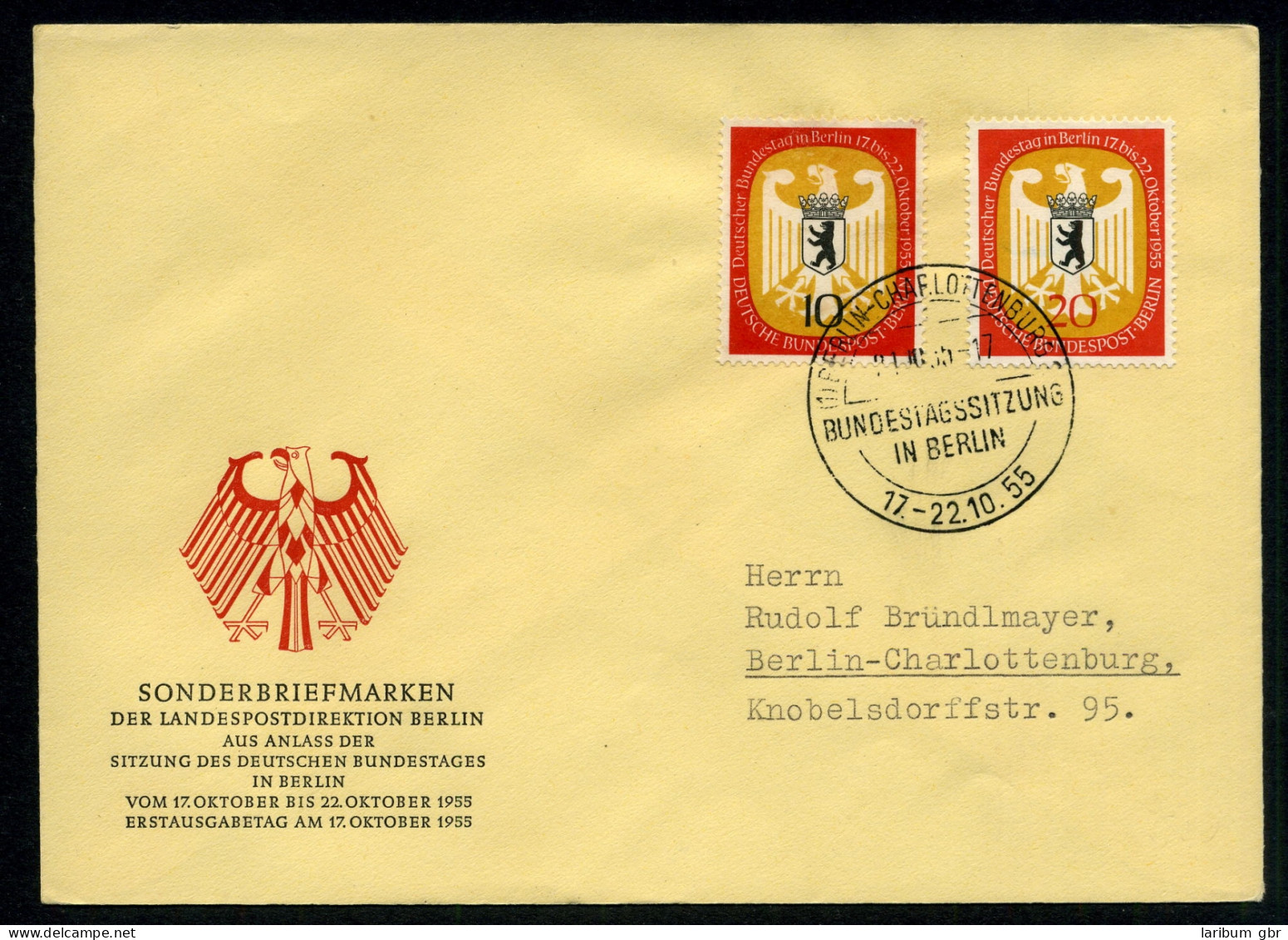 Berlin 129-130 Ersttagesbrief/FDC #HD222 - Other & Unclassified