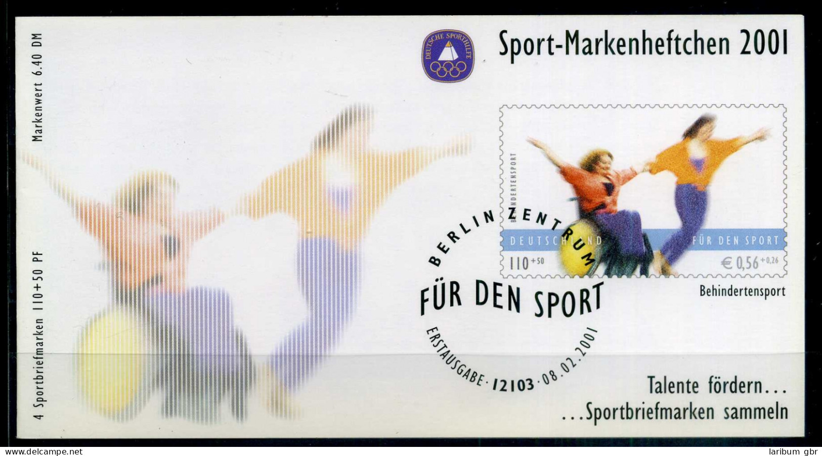 Bund Sport Markenheftchen 2166 Berlin Ersttagssonderstempel #HD217 - Autres & Non Classés