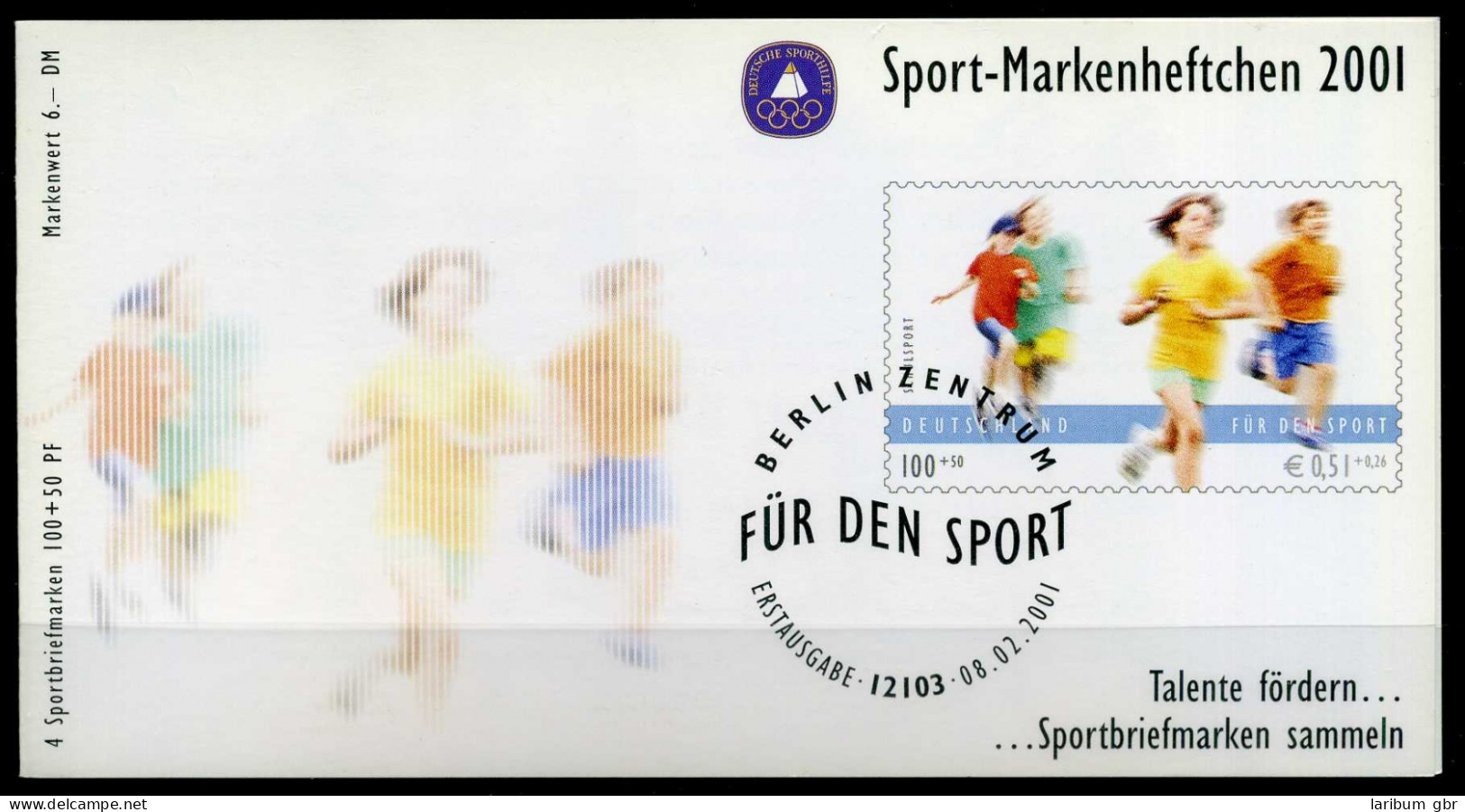 Bund Sport Markenheftchen 2165 Berlin Ersttagssonderstempel #HD218 - Sonstige & Ohne Zuordnung