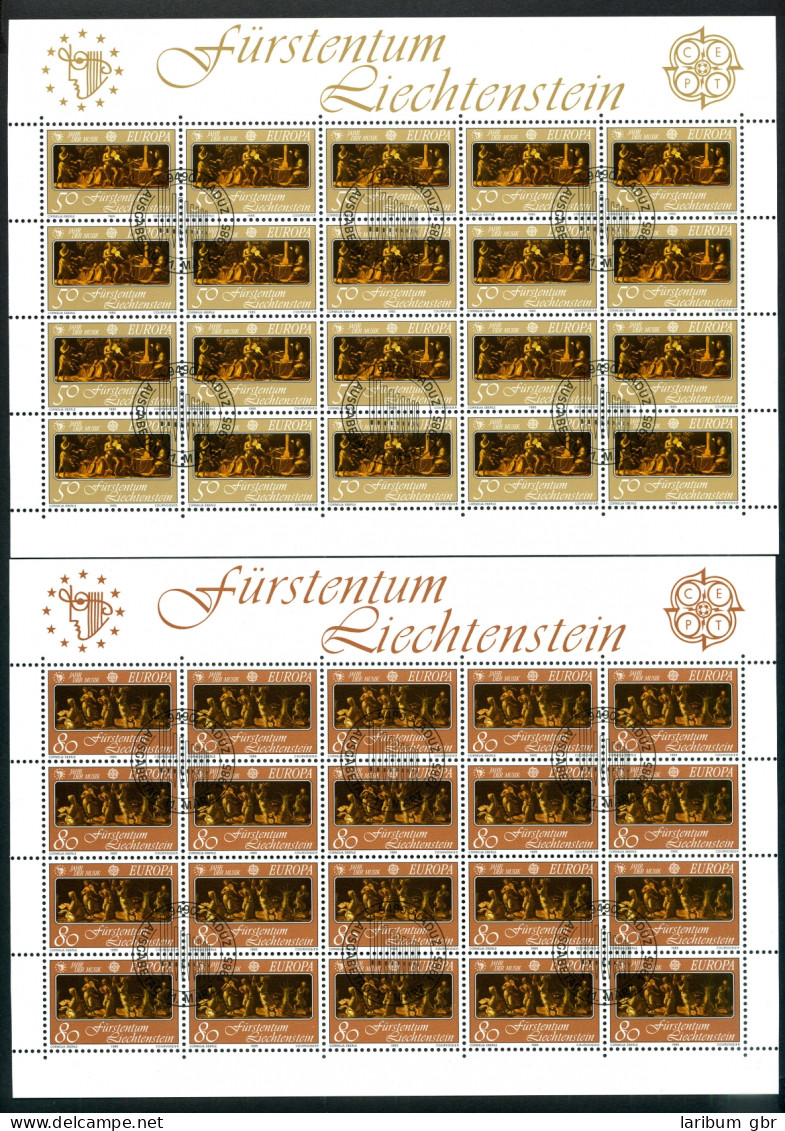 Liechtenstein Kleinbögen 866-867 Cept Ersttagssonderstempel #JE996 - Sonstige & Ohne Zuordnung