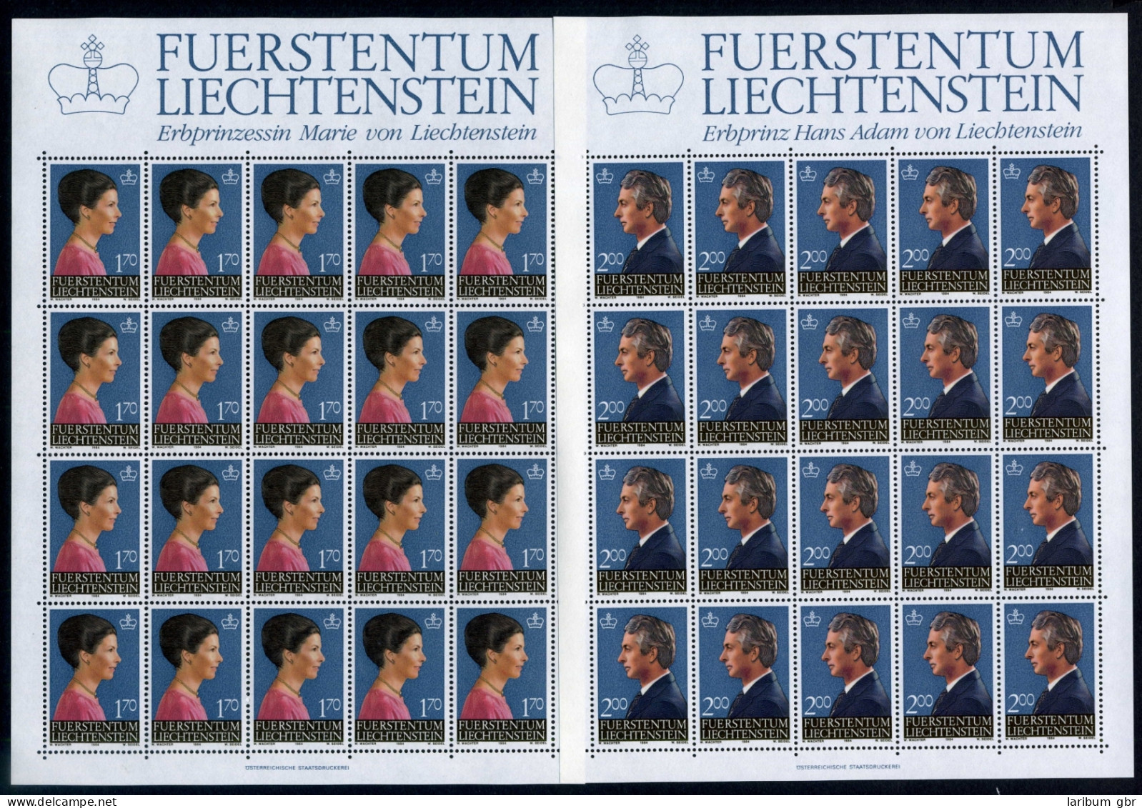 Liechtenstein Kleinbögen 864-865 Postfrisch #JE894 - Sonstige & Ohne Zuordnung