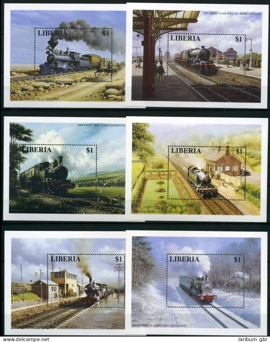 Liberia Block 142-155 Postfrisch Eisenbahn #IU796 - Liberia