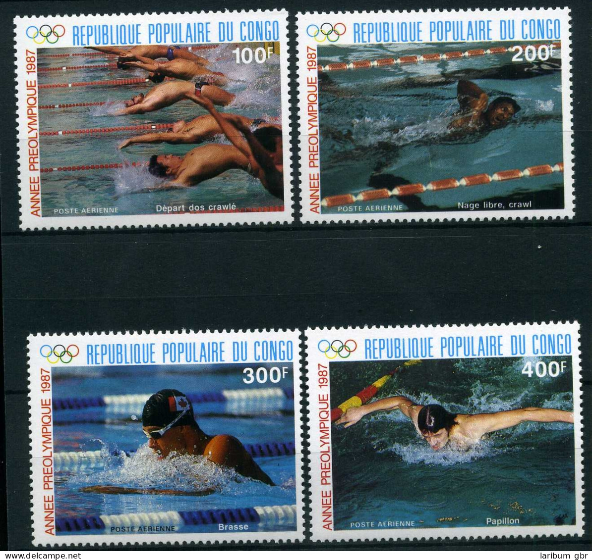 Kongo 1076-79 Postfrisch Olympiade Kongo MiNr 1076-79 Postfrisch #JG595 - Andere & Zonder Classificatie