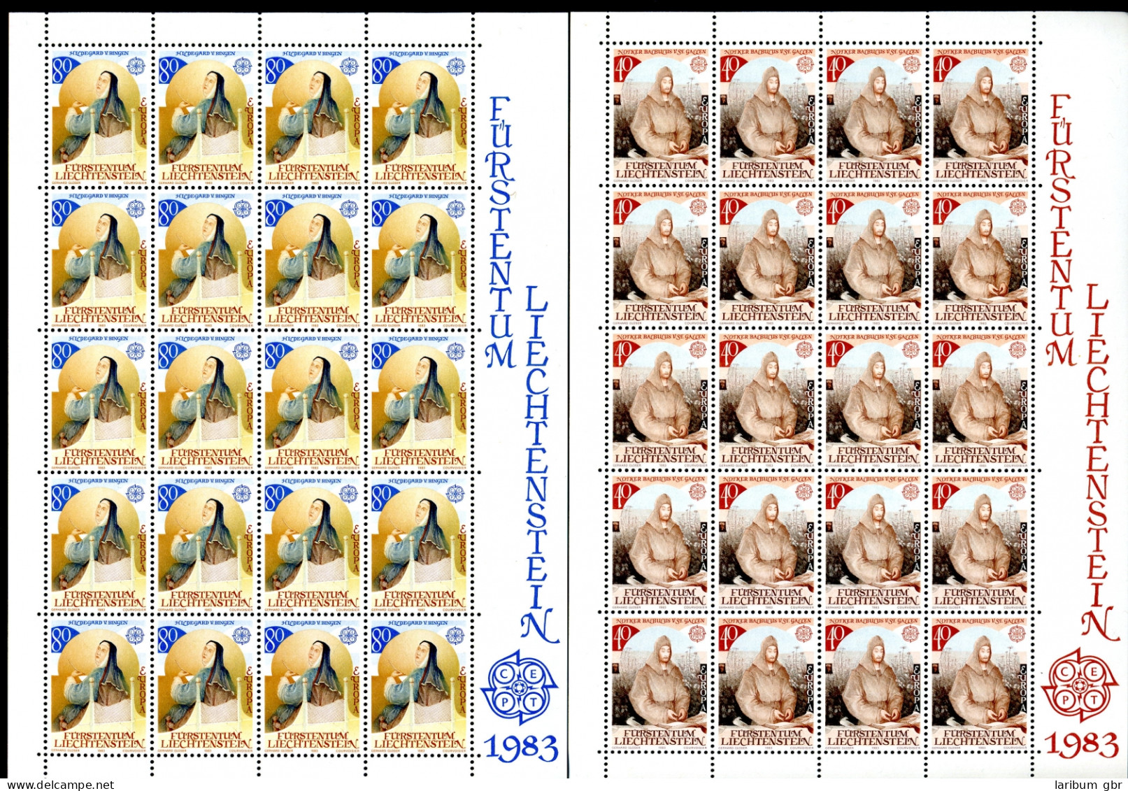 Liechtenstein Kleinbögen 816-817 Postfrisch Cept #JE886 - Altri & Non Classificati