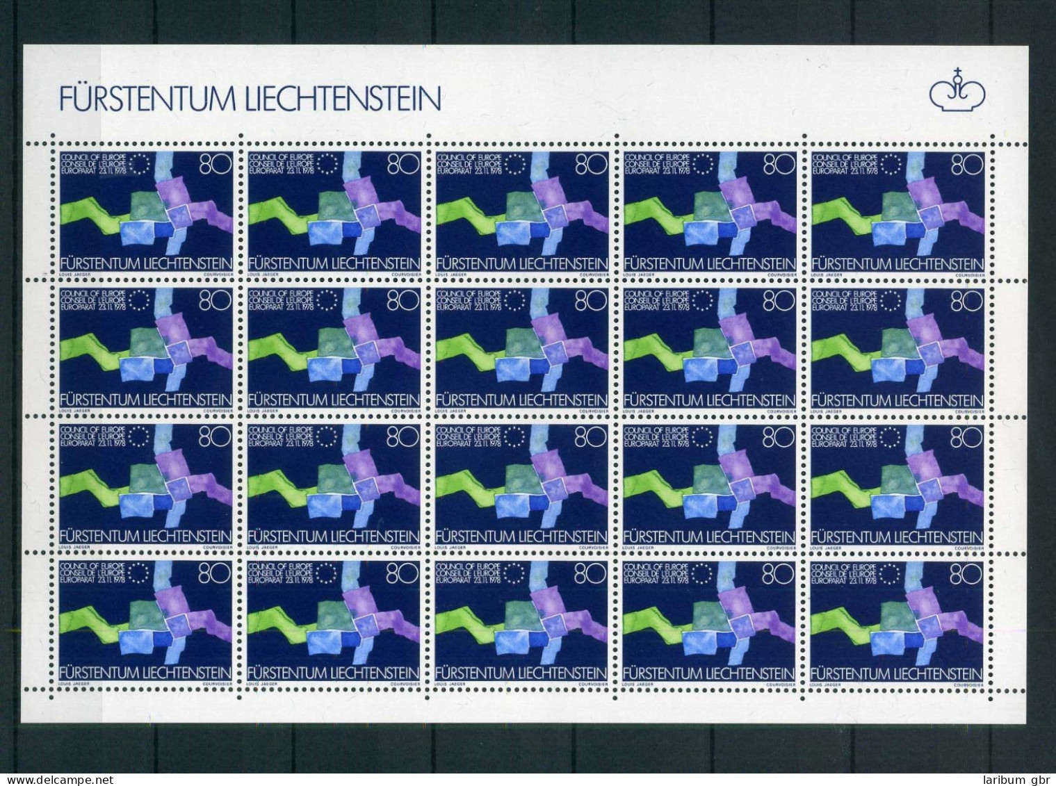 Liechtenstein Kleinbogen 729 Postfrisch Cept Mitläufer #JD382 - Autres & Non Classés