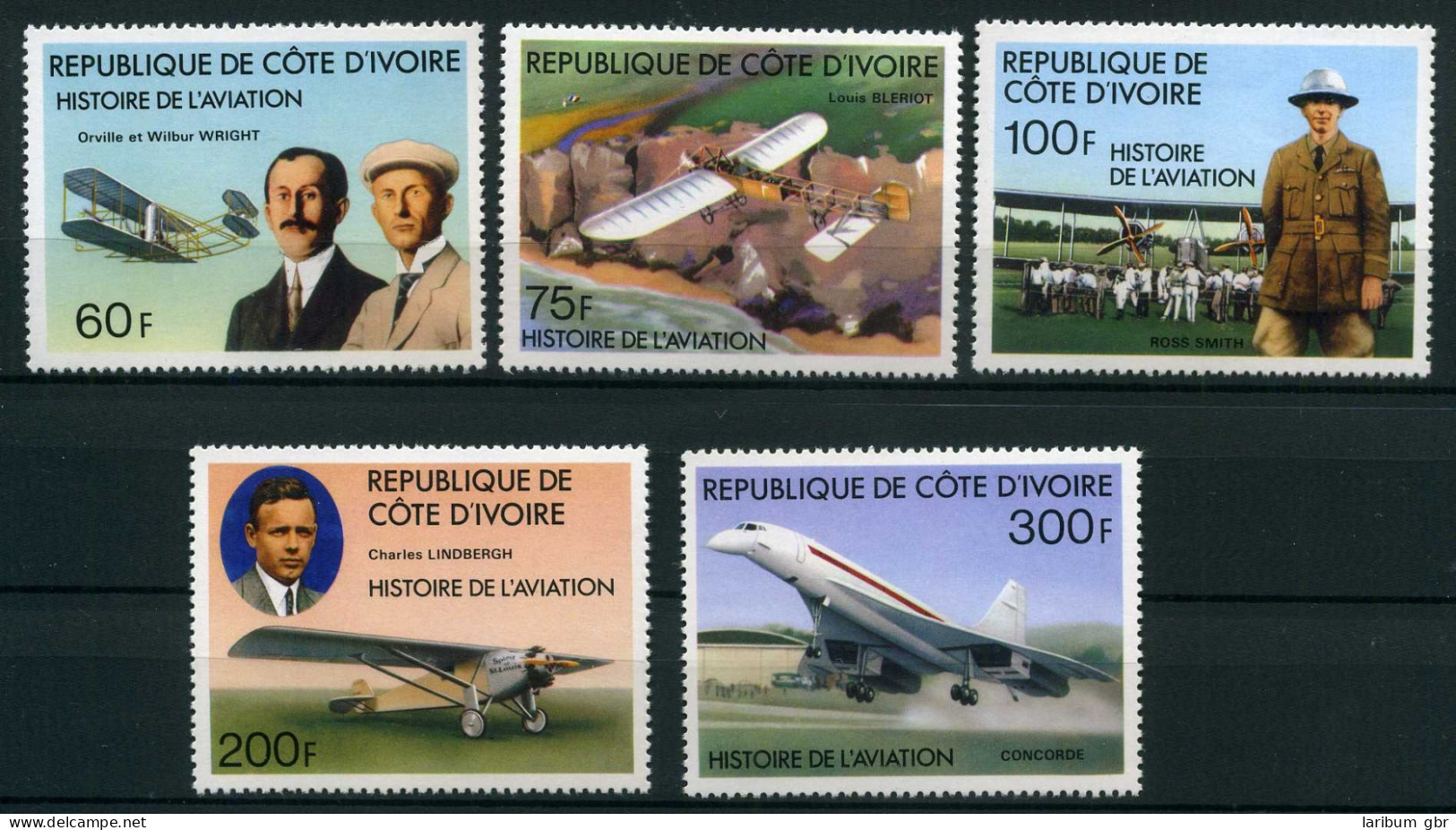 Elfenbeinküste 511-515 Postfrisch Flugzeuge #GI159 - Ivory Coast (1960-...)