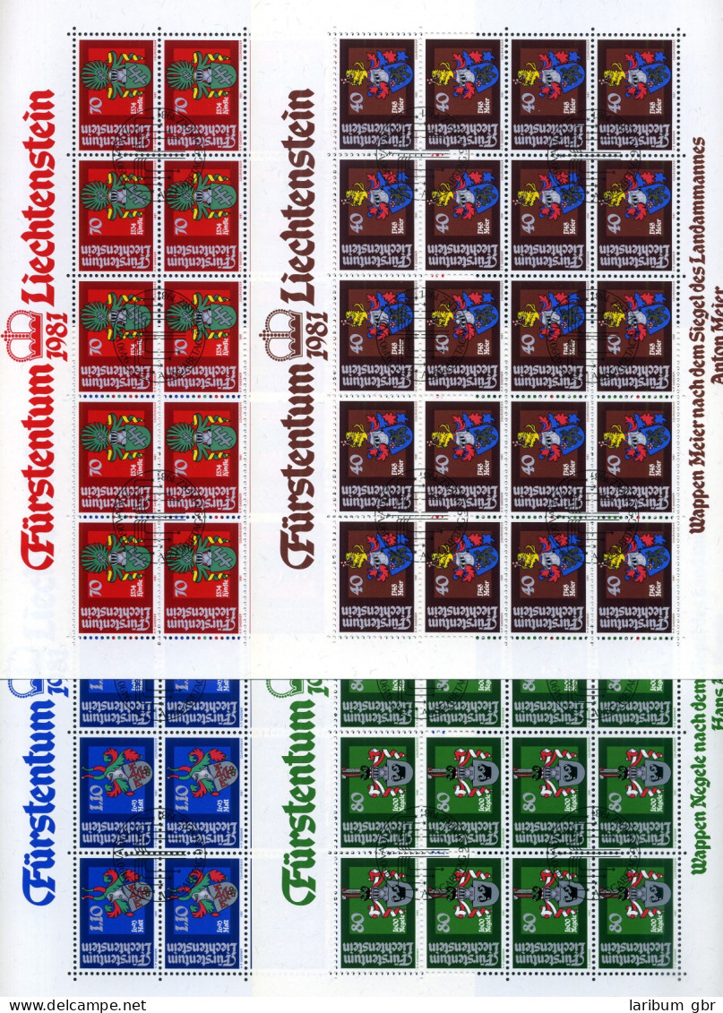 Liechtenstein Kleinbögen 766-769 Ersttagssonderstempel #JE973 - Autres & Non Classés