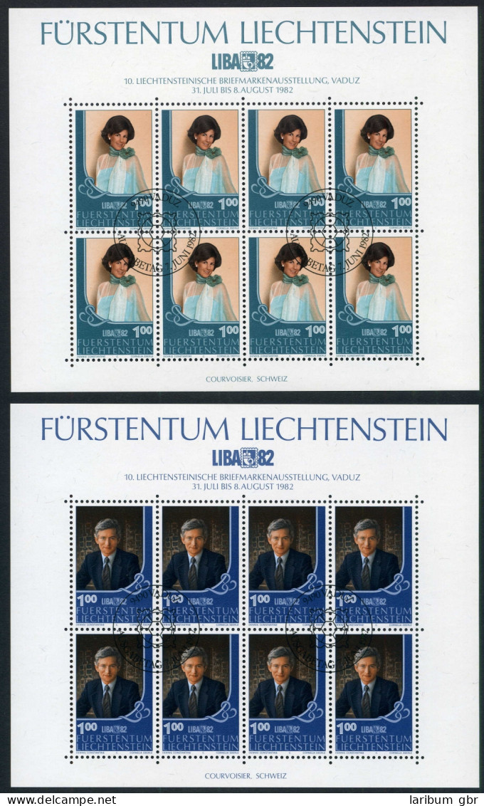 Liechtenstein Kleinbögen 797-798 Ersttagssonderstempel #JE979 - Altri & Non Classificati