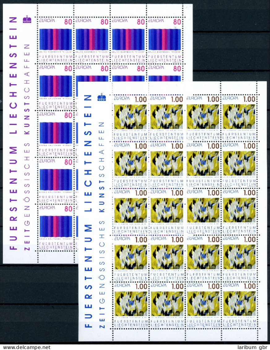 Liechtenstein Kleinbögen 1054-1055 Postfrisch CEPT #JE945 - Altri & Non Classificati