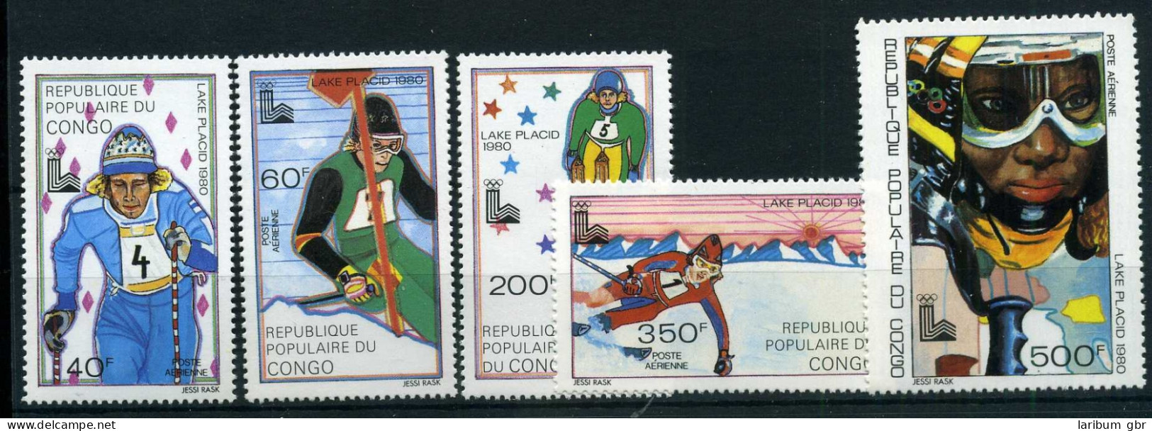 Kongo Brazzaville 714-18 Postfrisch Olympiade 1980 #JG578 - Sonstige & Ohne Zuordnung