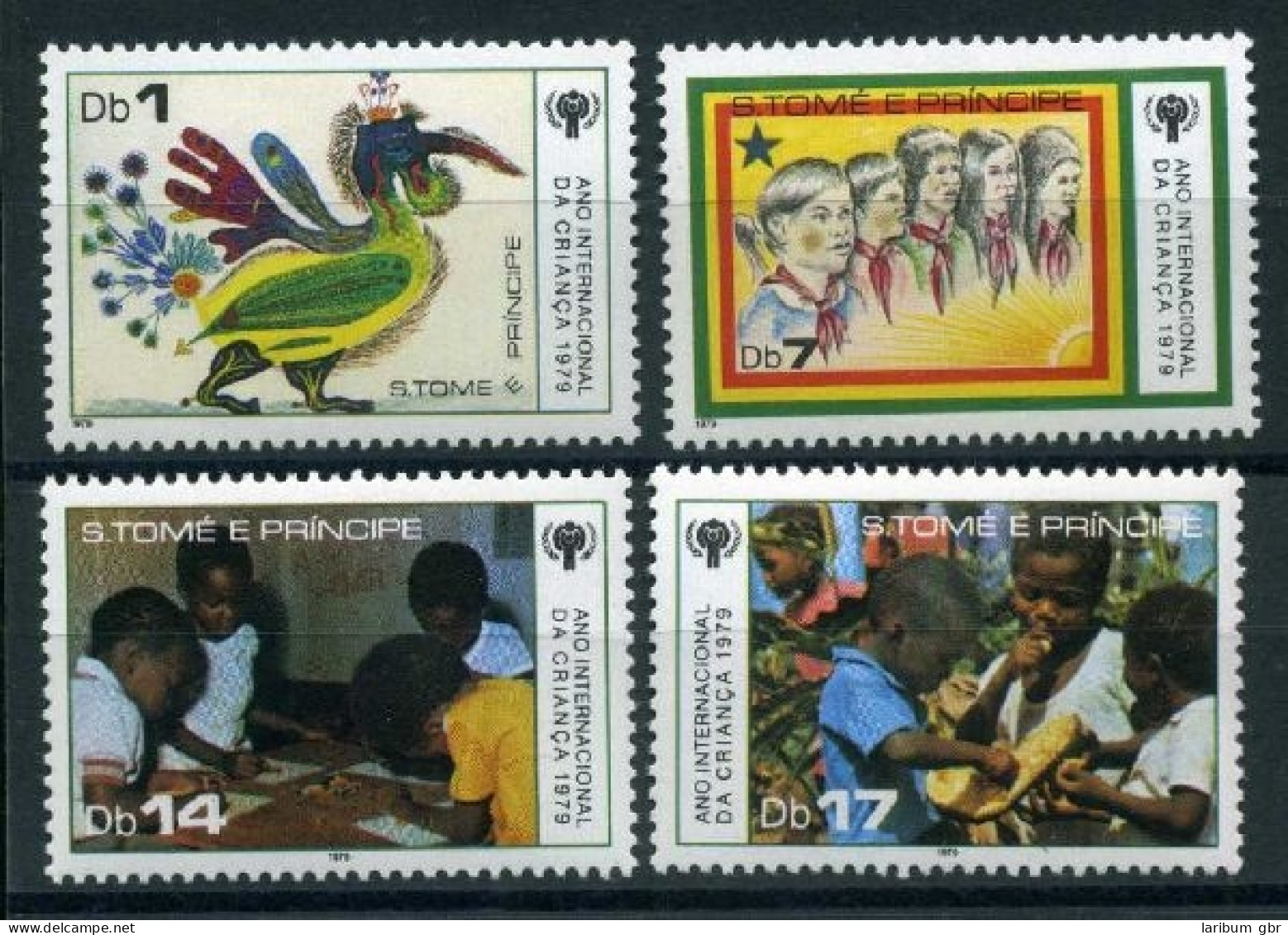 St. Tomé Und Principe 579-582 Postfrisch Internationales Jahr Des Kindes #IN566 - Ascensión