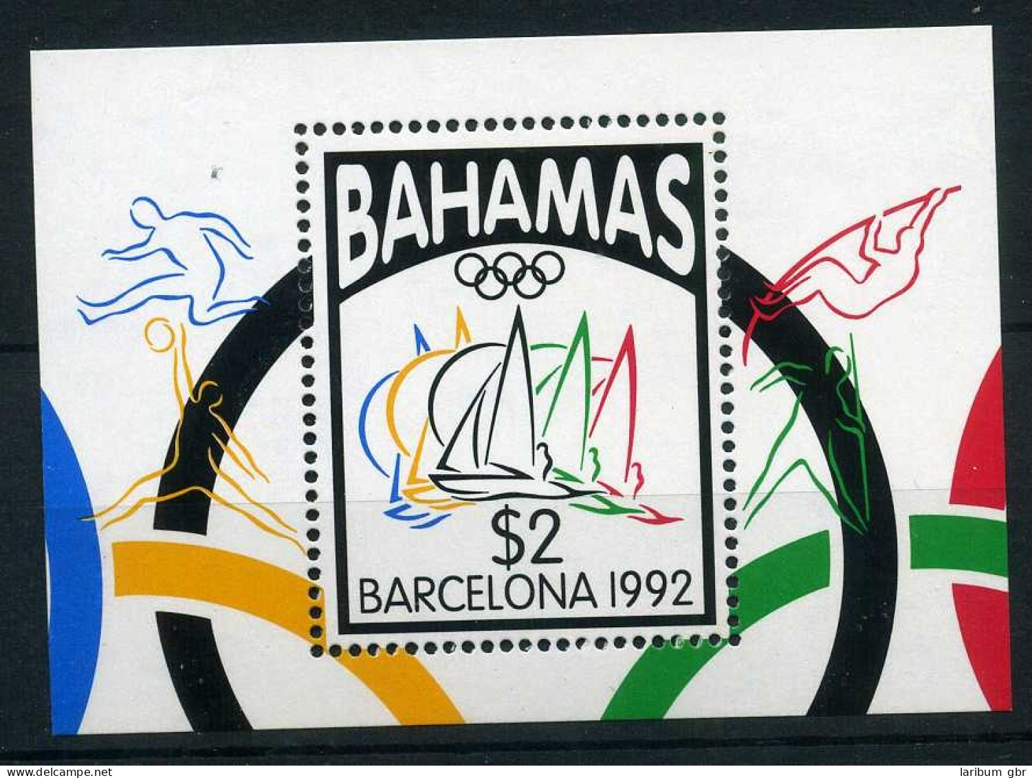 Bahamas Block 67 Postfrisch Olympiade 1992 #JG609 - Bahamas (1973-...)