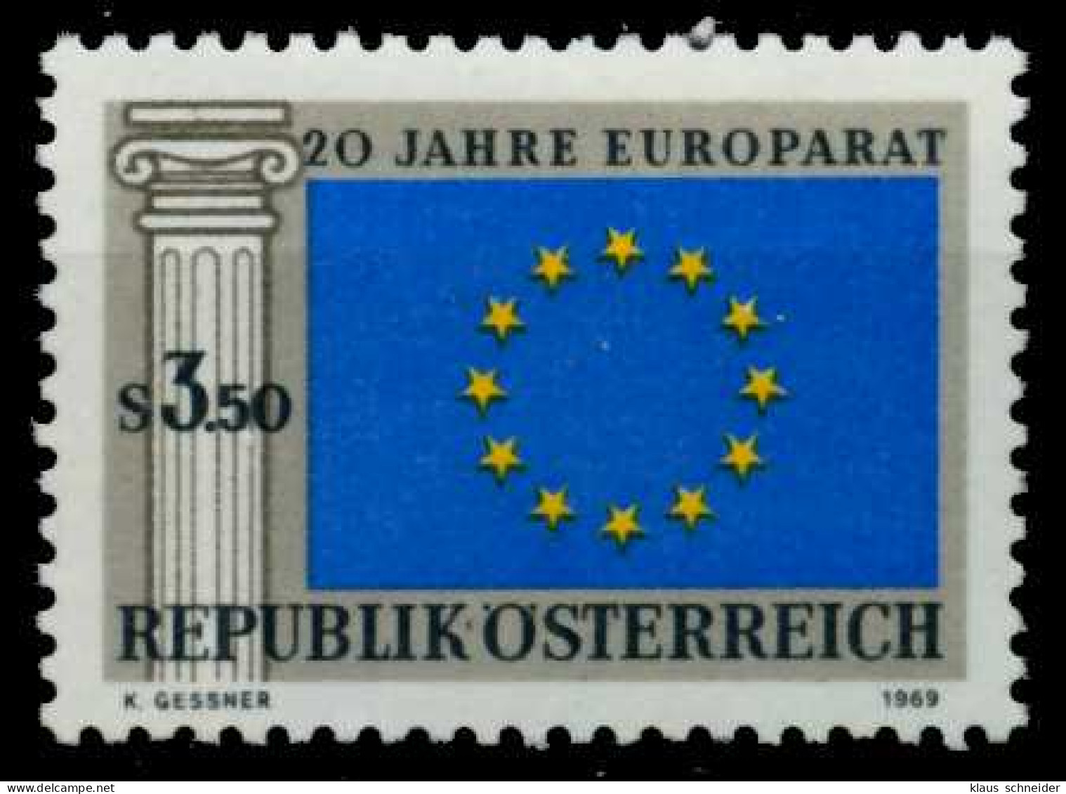 ÖSTERREICH 1969 Nr 1292 Postfrisch S58F76E - Unused Stamps