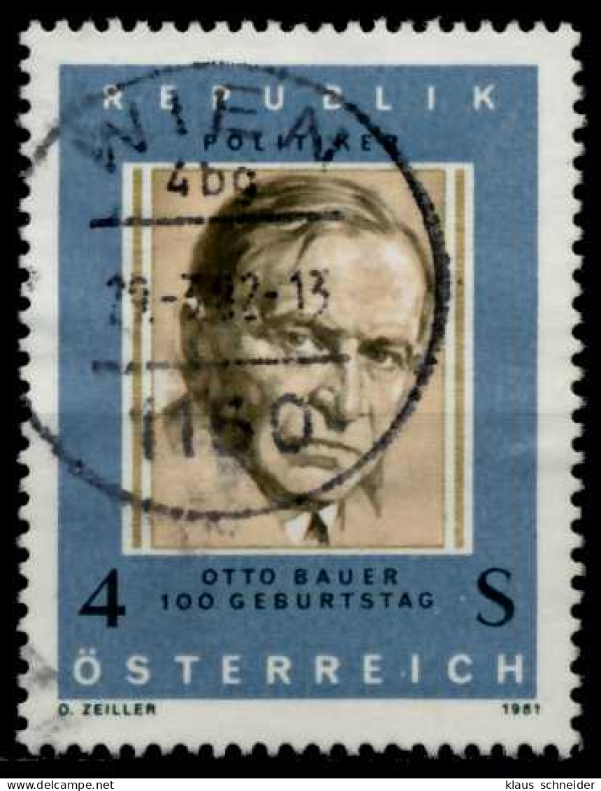 ÖSTERREICH 1981 Nr 1678 Zentrisch Gestempelt X7F32FA - Used Stamps