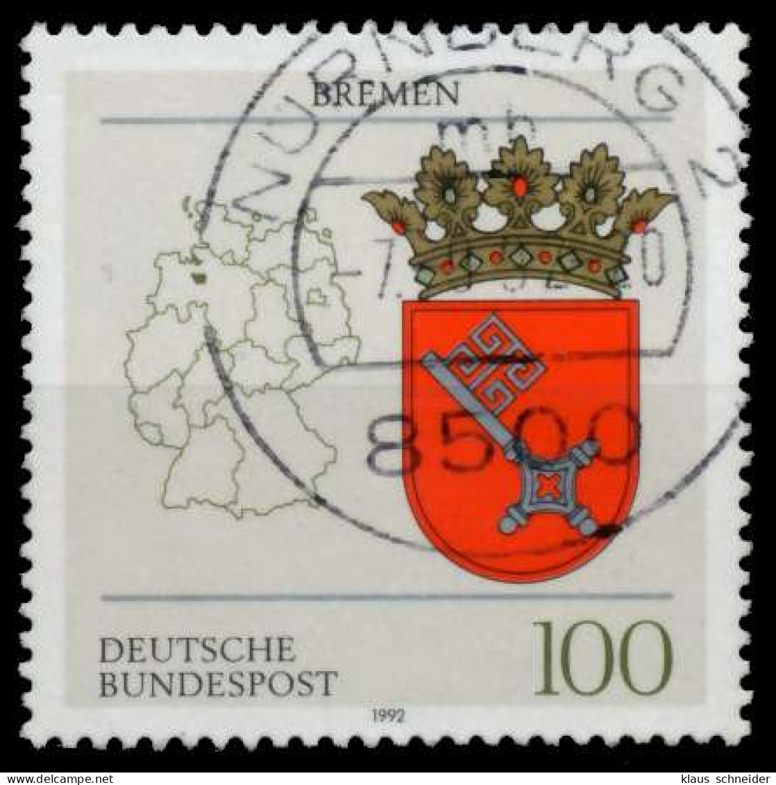 BRD 1992 Nr 1590 Zentrisch Gestempelt X82E17E - Used Stamps