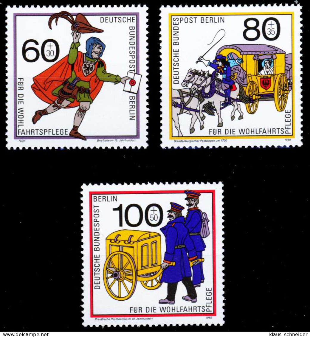 BERLIN 1989 Nr 852-854 Postfrisch S5F7B5A - Unused Stamps