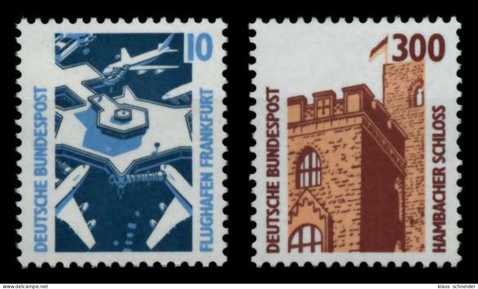 BRD DS SEHENSW Nr 1347-1348 Postfrisch S65D8C2 - Unused Stamps