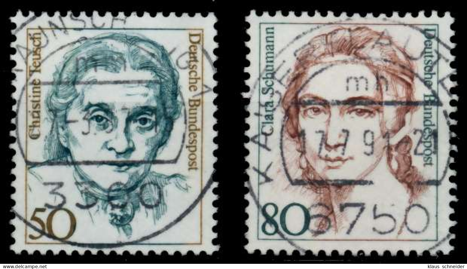 BRD DS FRAUEN Nr 1304-1305 Zentrisch Gestempelt X89905E - Used Stamps