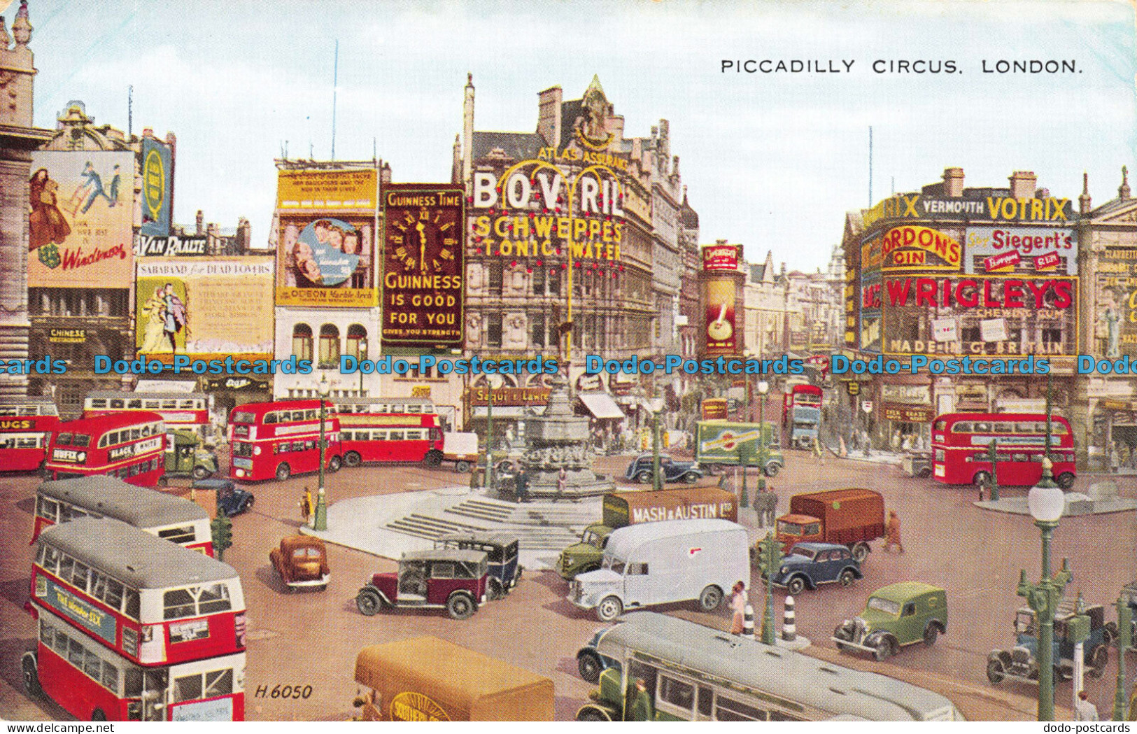 R079578 Piccadilly Circus. London. Valesque. Valentine - Other & Unclassified