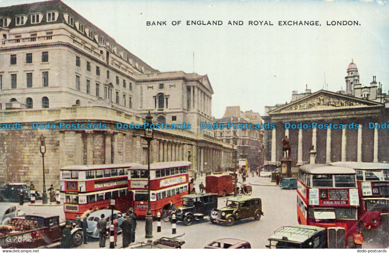 R079592 Bank Of England And Royal Exchange. London - Andere & Zonder Classificatie