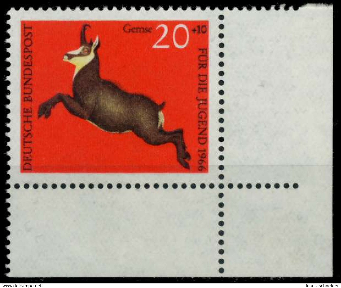 BRD 1966 Nr 512 Postfrisch ECKE-URE X8C6C1A - Unused Stamps