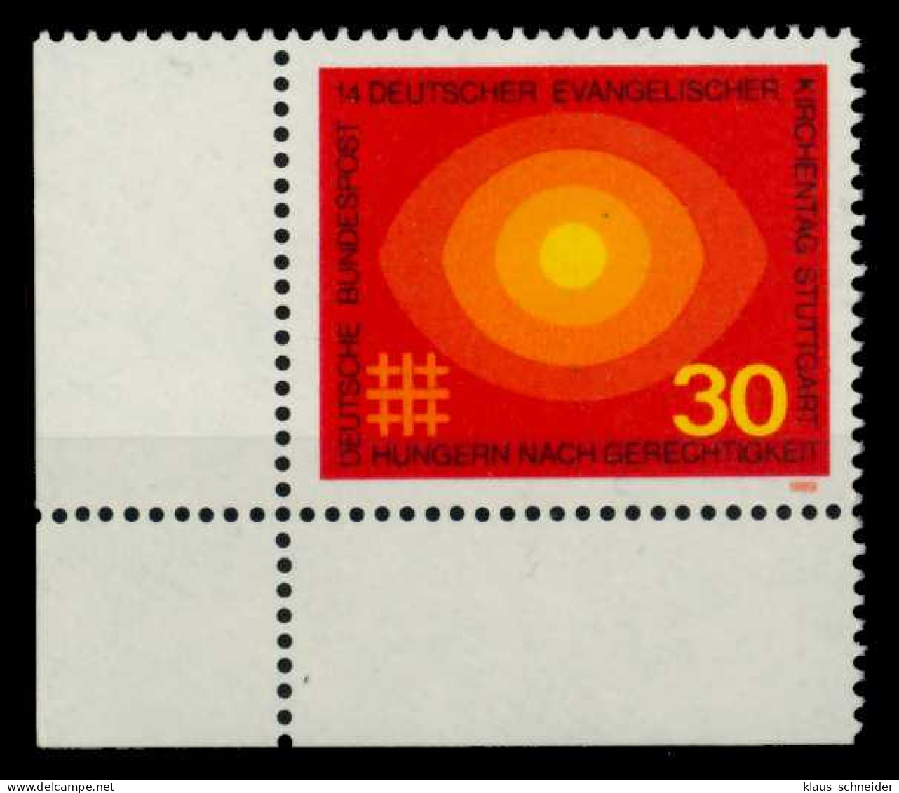 BRD 1969 Nr 595 Postfrisch ECKE-ULI X8EF6BE - Ungebraucht