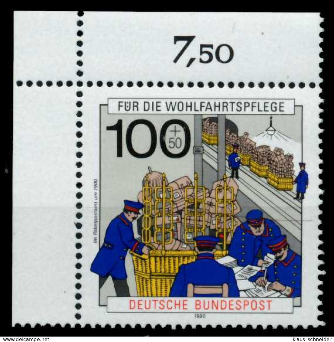 BRD 1990 Nr 1476 Postfrisch ECKE-OLI X8F7AEA - Unused Stamps