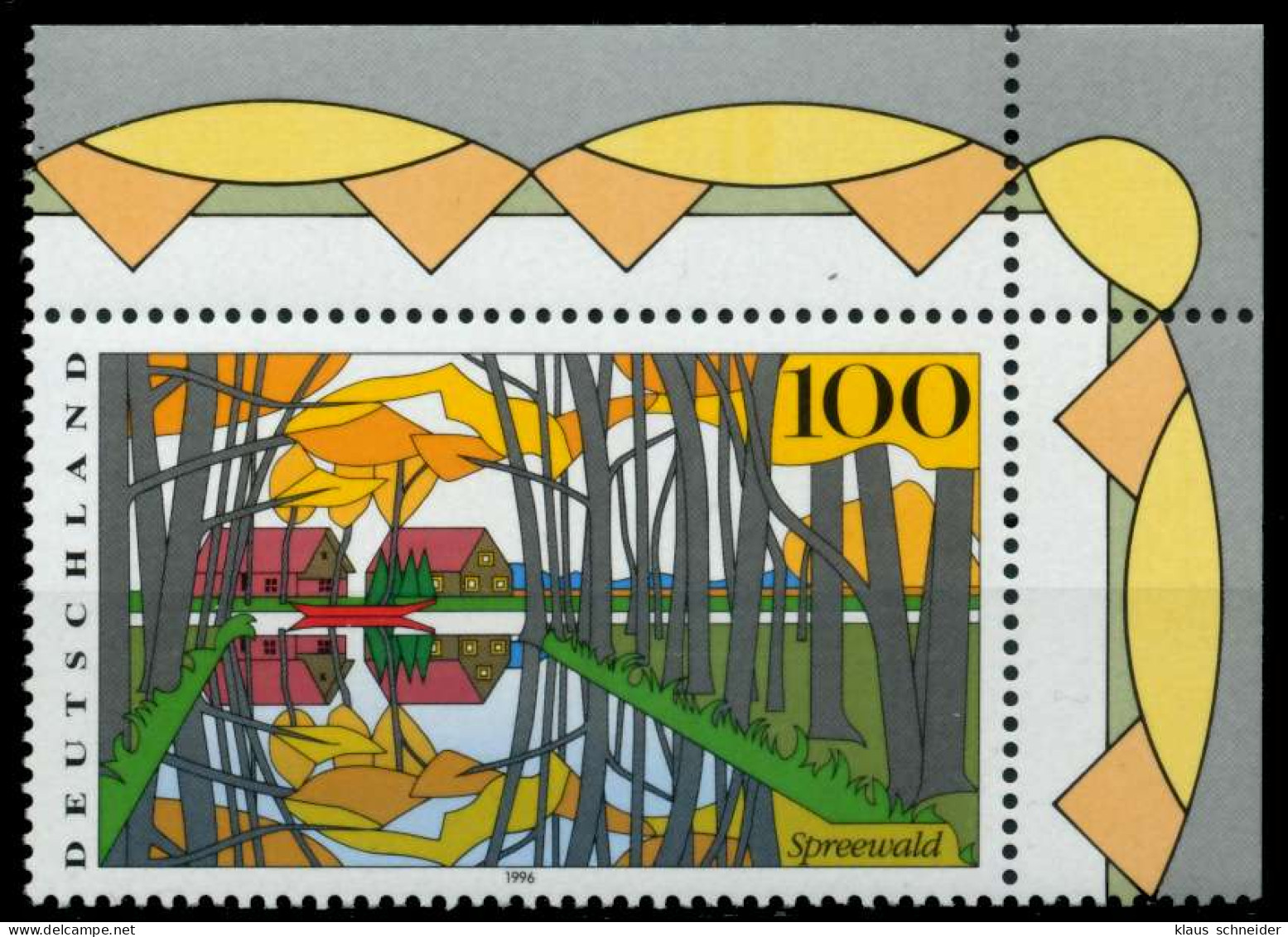 BRD 1996 Nr 1851 Postfrisch ECKE-ORE X8FBD26 - Unused Stamps